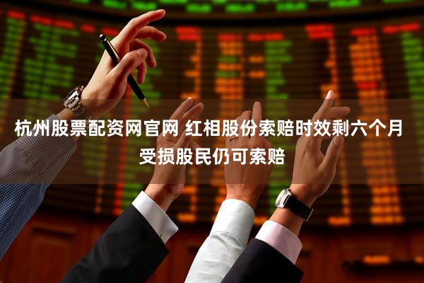 杭州股票配资网官网 红相股份索赔时效剩六个月 受损股民仍可索赔