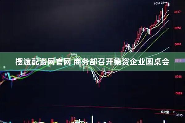 摆渡配资网官网 商务部召开德资企业圆桌会